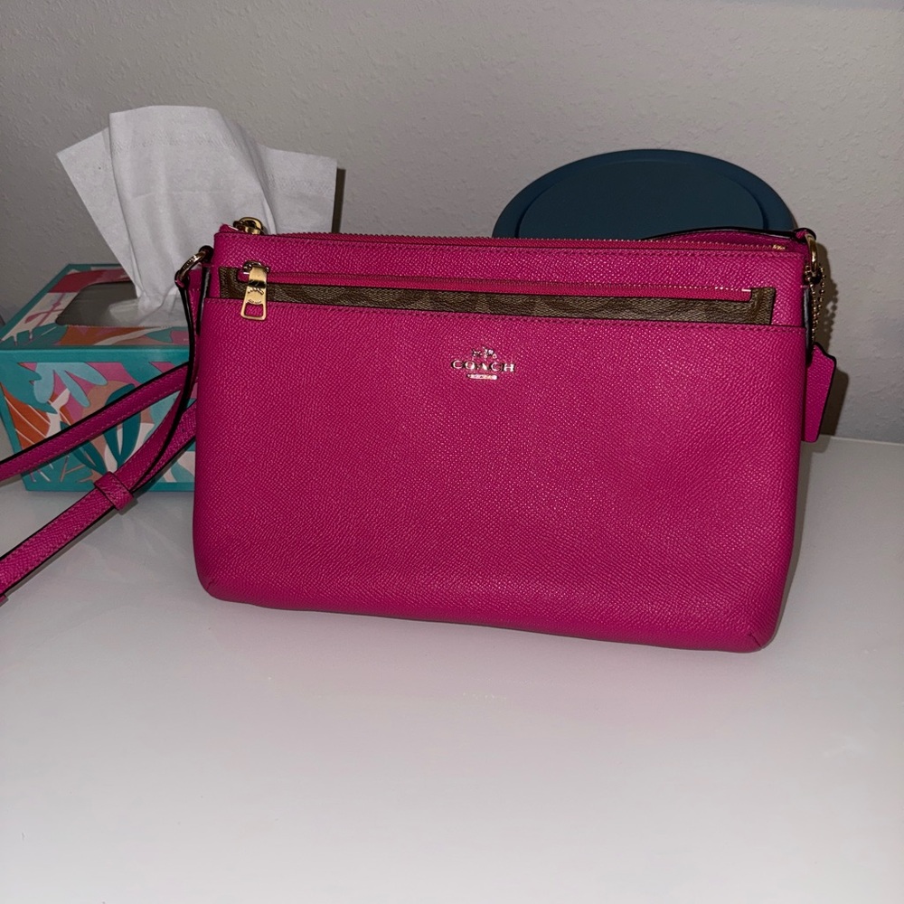 Coach Fuchsia Crossbody Bag
